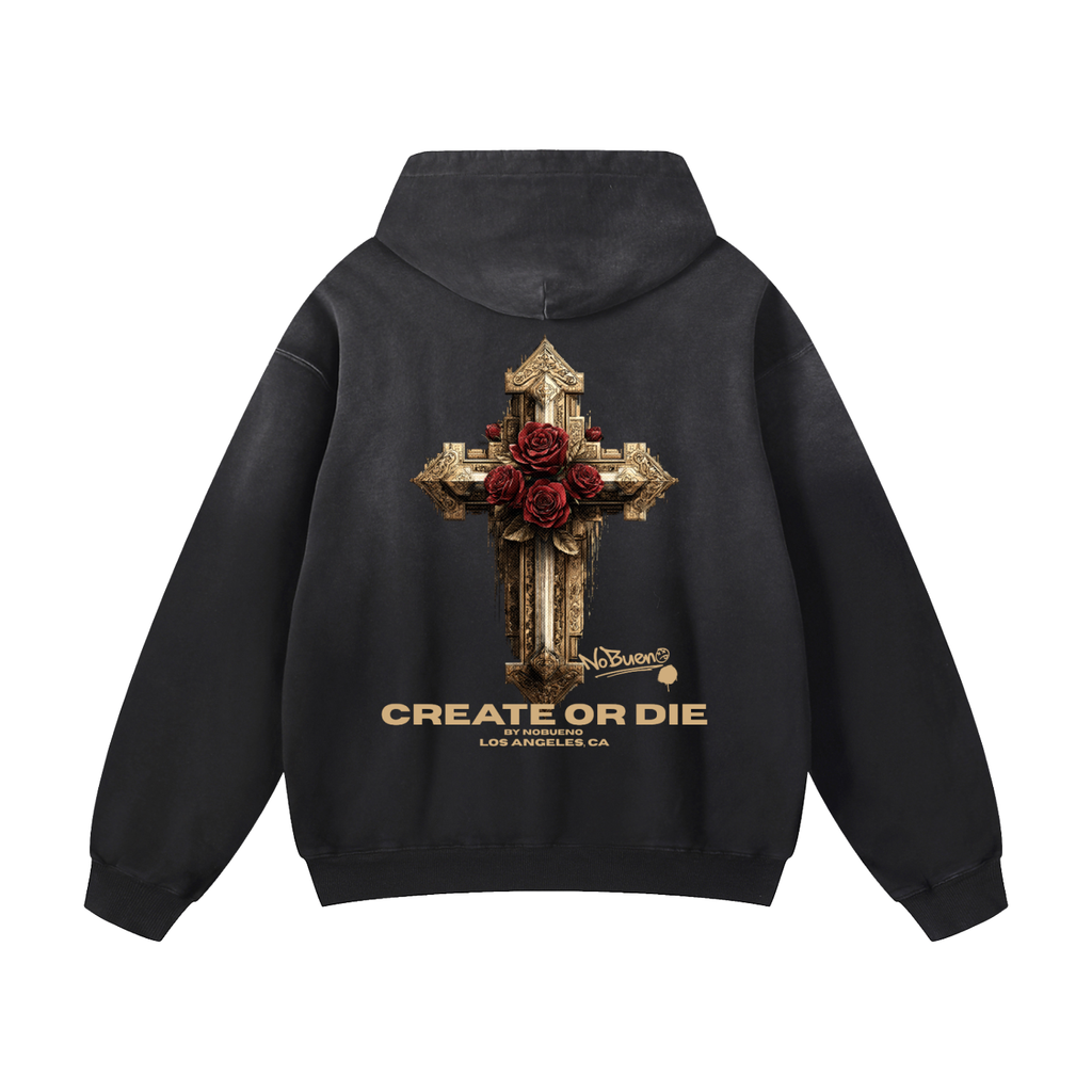 ROSECROSS OVERSIZED FADED HOODIE