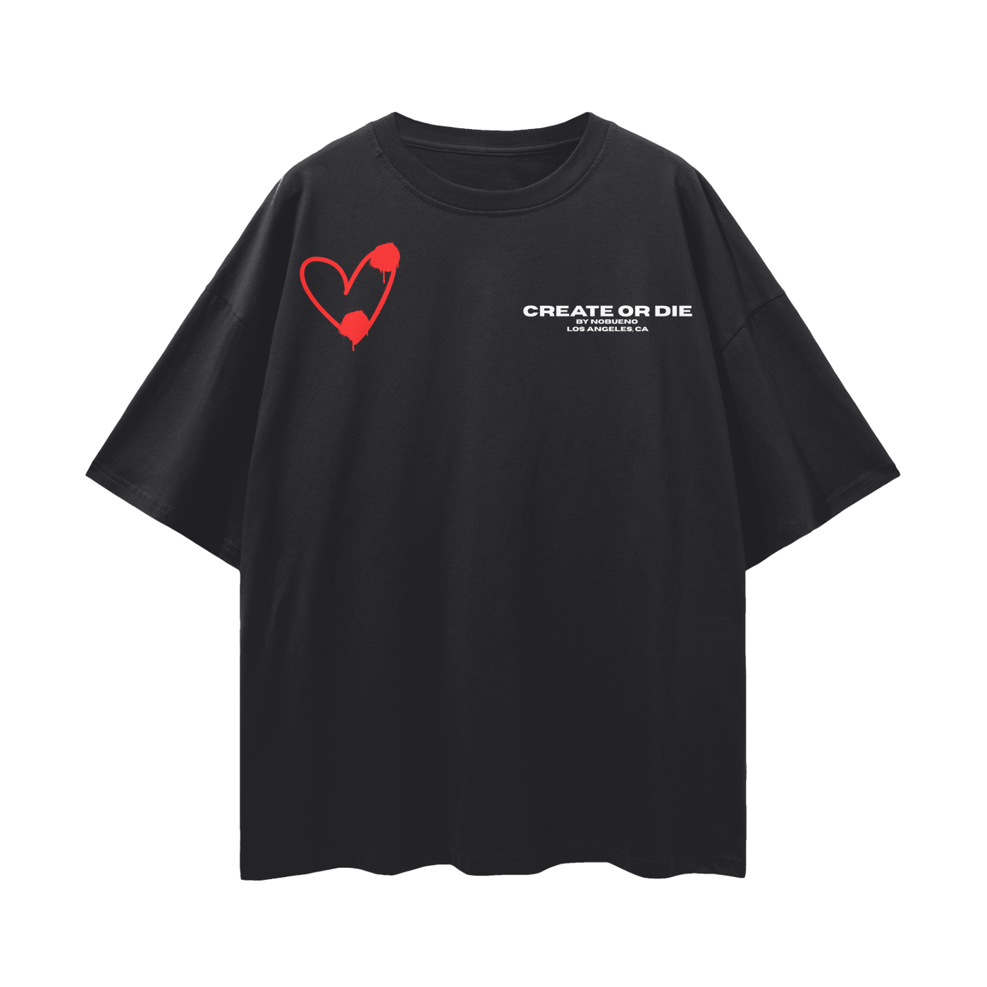 CLUB HEARTLESS GRAFFITI HEART TEE