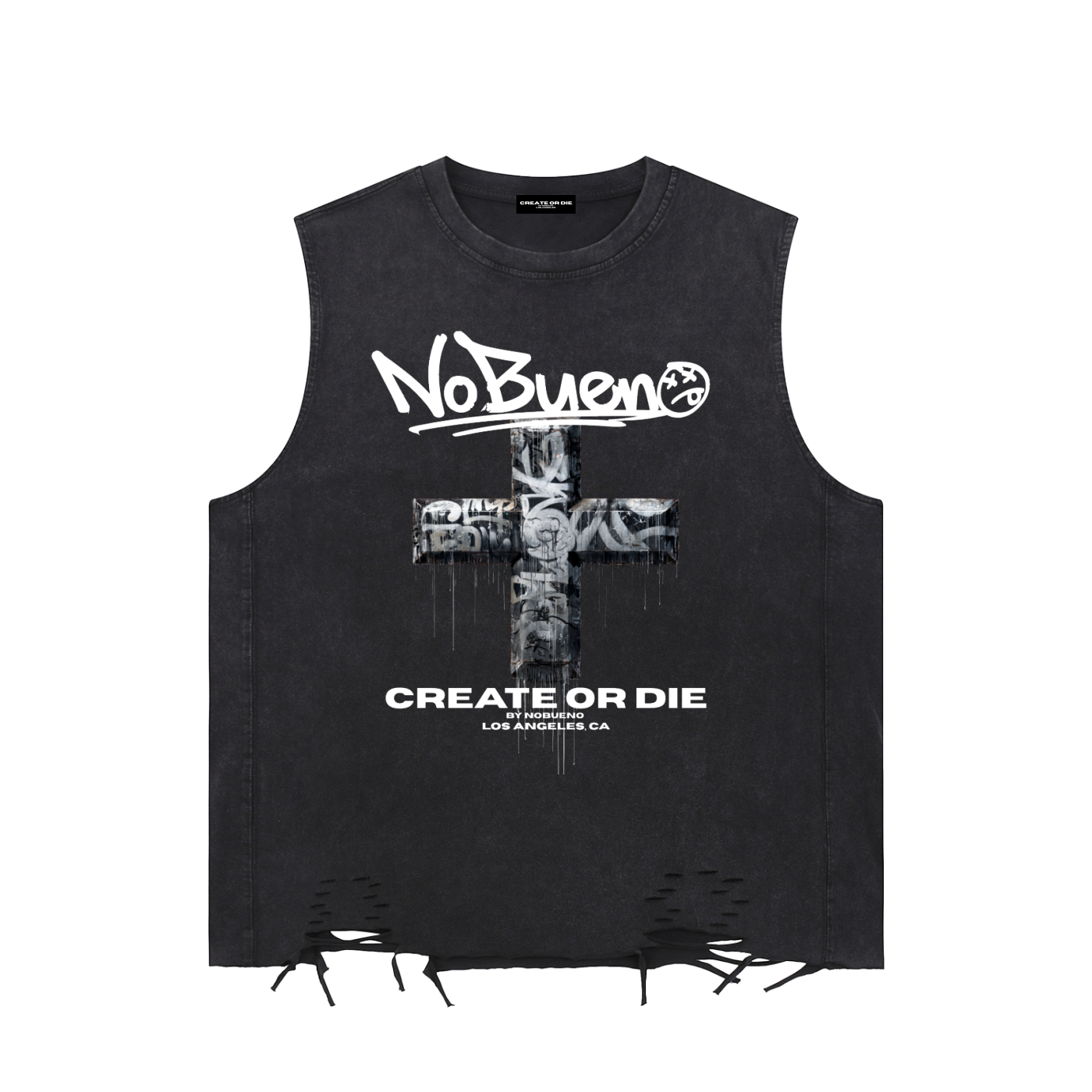gothic,cross,sleeveless,tee,tank