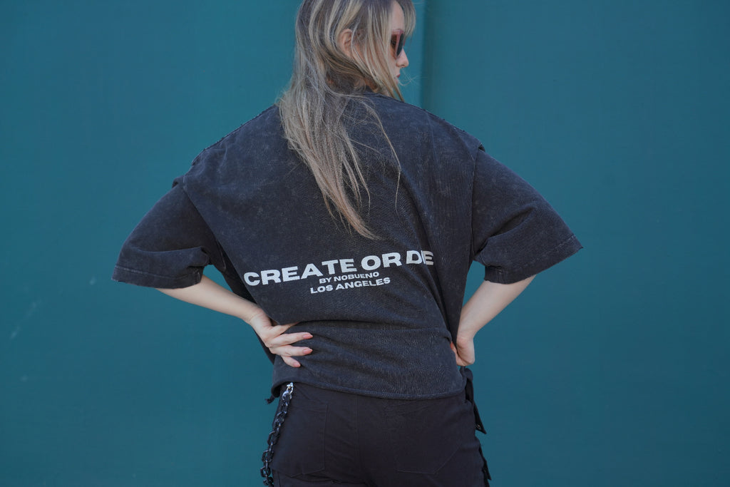 APHRODITE GODDESS DISTRESSED TEE - back