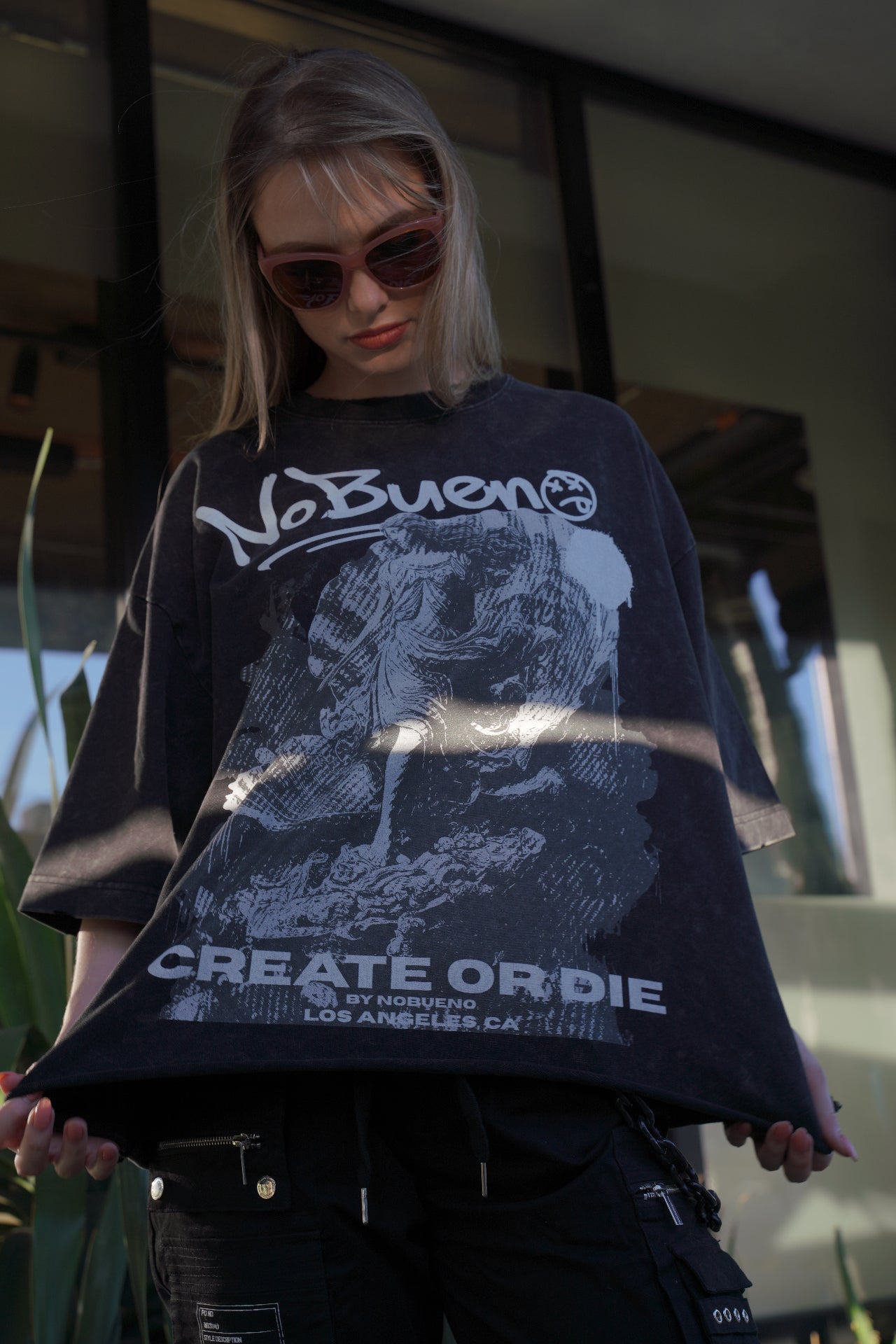 APHRODITE GODDESS DISTRESSED TEE - front