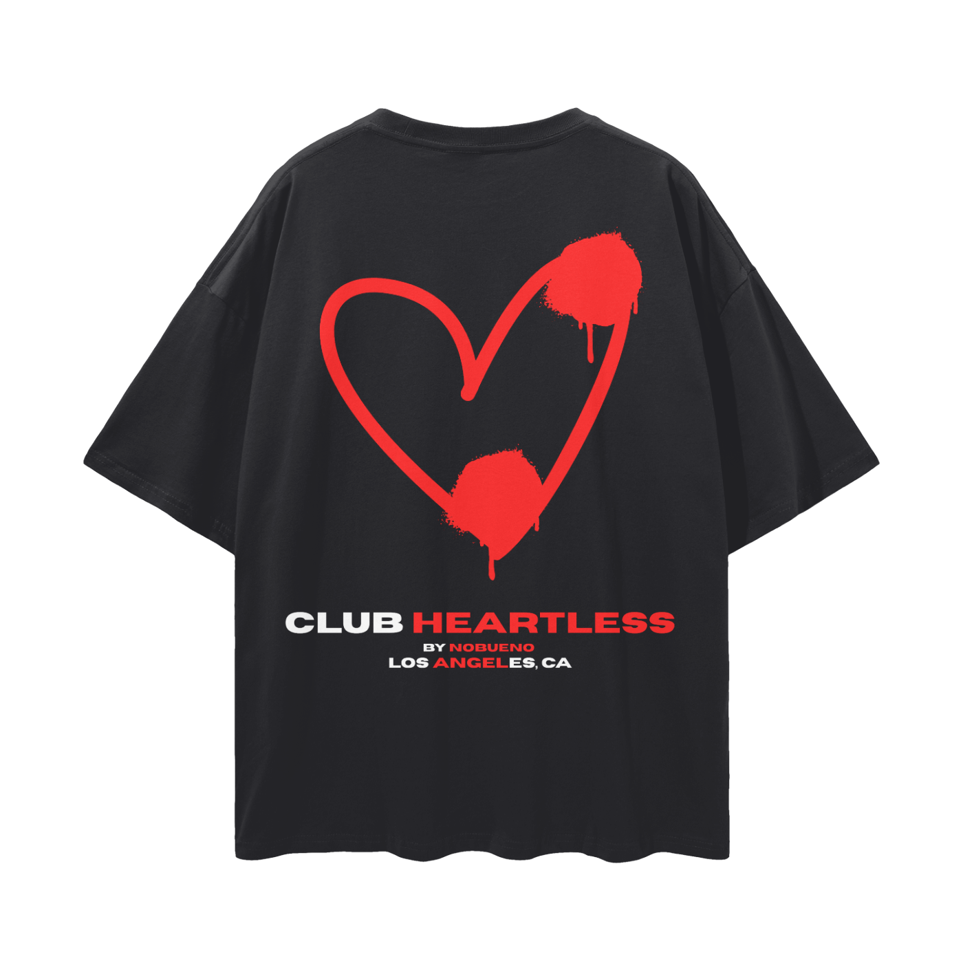 CLUB HEARTLESS GRAFFITI HEART TEE